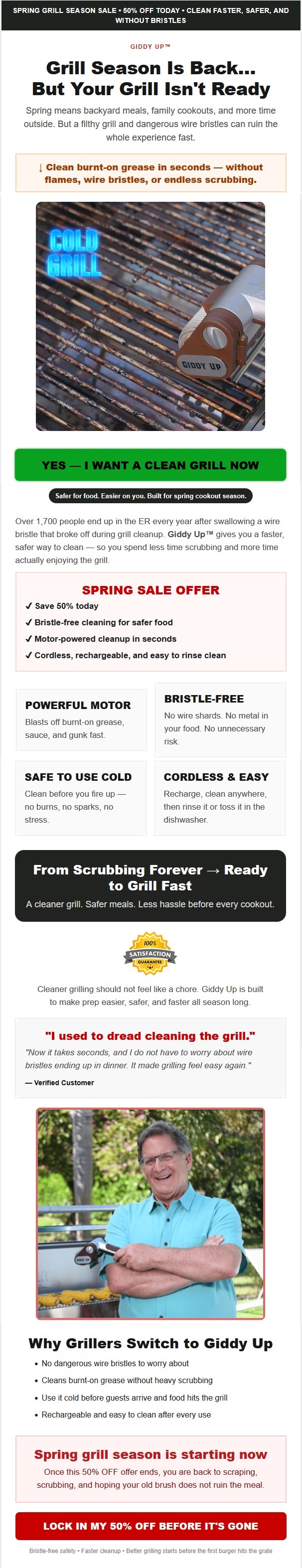 Still Scrubbing Your Grill? Not This Spring